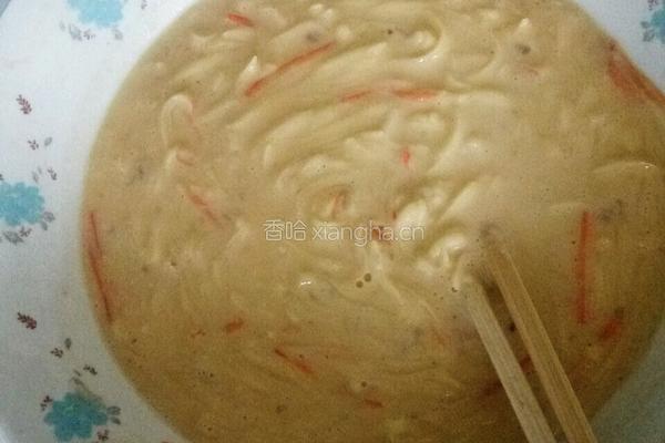 鸡蛋土豆丝饼的做法图解3