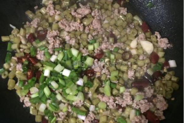 酸豆角炒肉沫的做法图解5