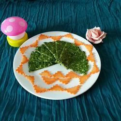 芹菜叶鸡蛋饼的做法[图]