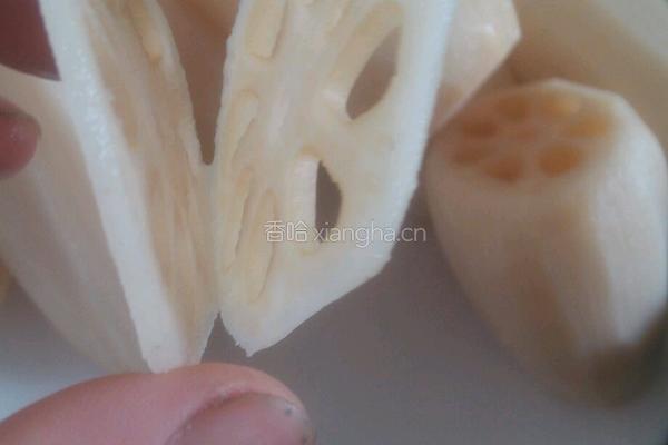 莲藕夹的做法图解2