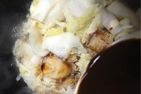 醋溜白菜的做法图解10