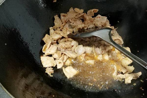 莴苣炒肉的做法图解6