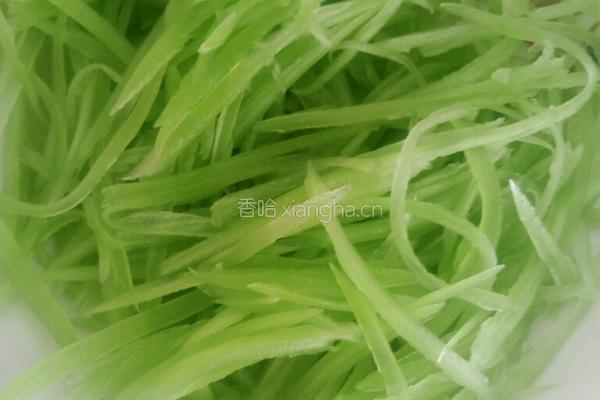 凉拌莴苣的做法图解4