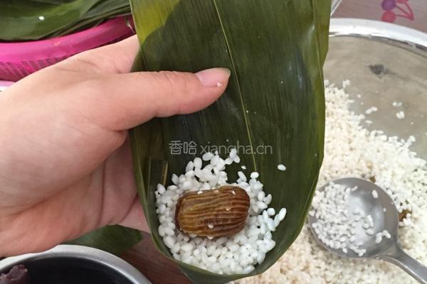 蜜枣粽的做法图解3