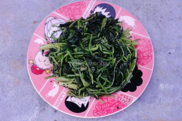 芝麻拌菠菜的做法图解6