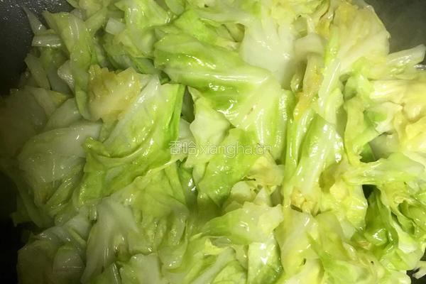 清炒卷心菜的做法图解6