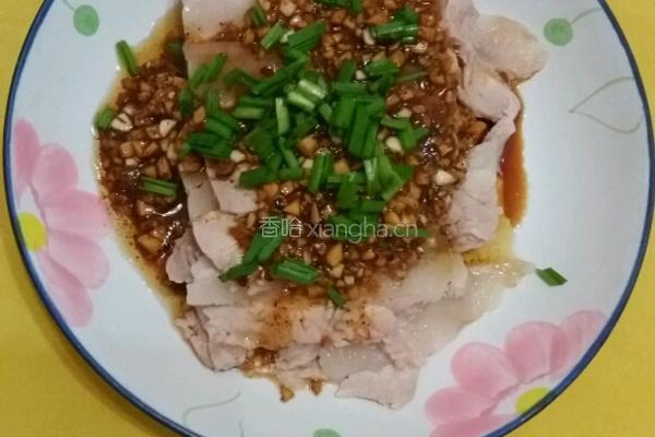 家常蒜泥白肉的做法图解5