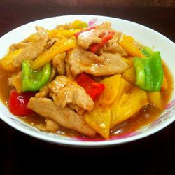 菠萝炒肉的做法[图]