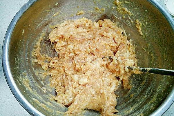 莲藕馅水饺的做法图解5