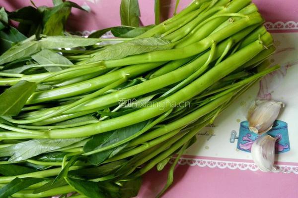炒空心菜的做法图解1
