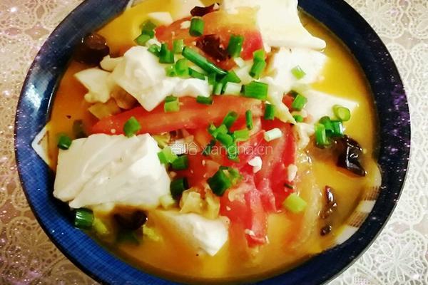 西红柿豆腐的做法图解3