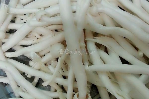 耗油海鲜菇的做法图解1