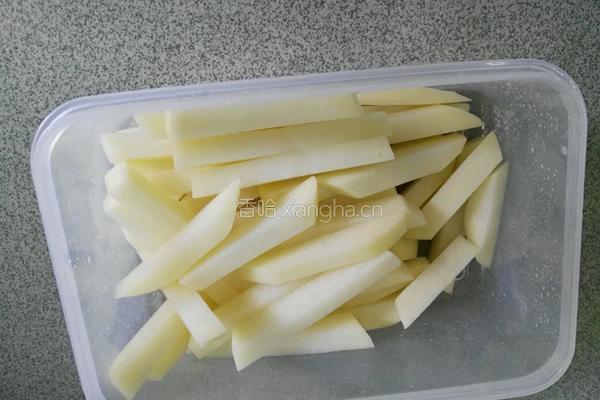 自制香脆薯条的做法图解4