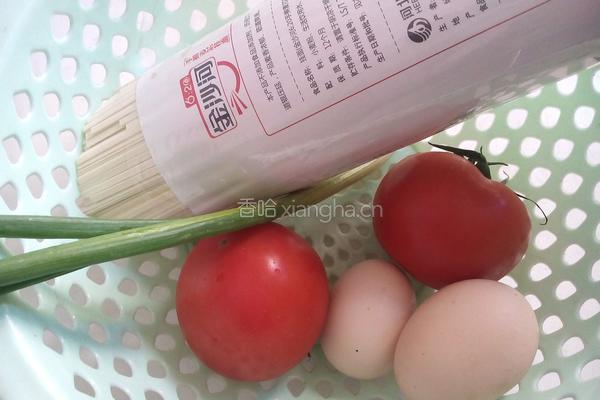 西红柿鸡蛋汤面的做法图解1