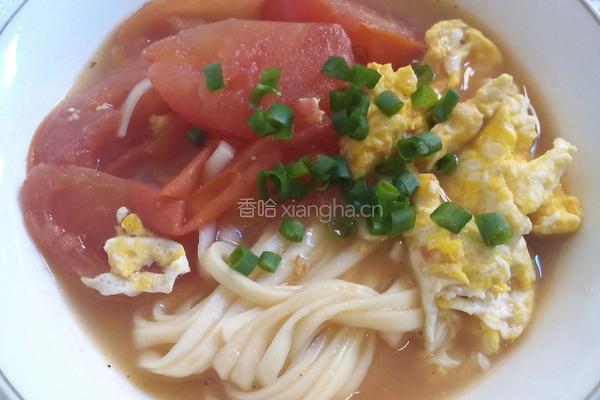 西红柿鸡蛋汤面的做法图解12