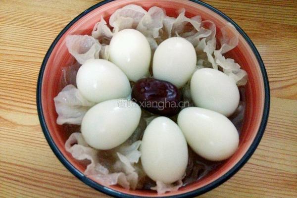 银耳鹌鹑蛋糖水的做法图解10