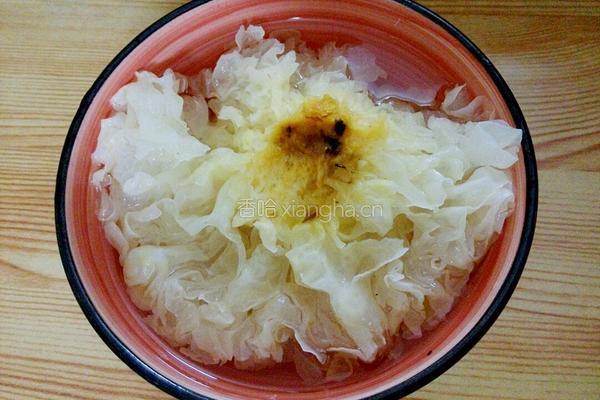 银耳鹌鹑蛋糖水的做法图解3