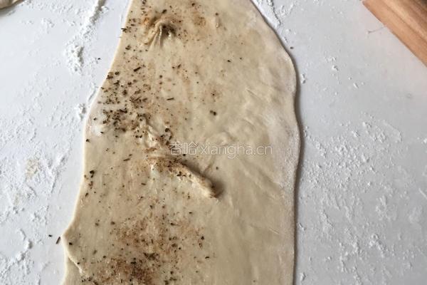 牛肉葱花千层饼的做法图解5