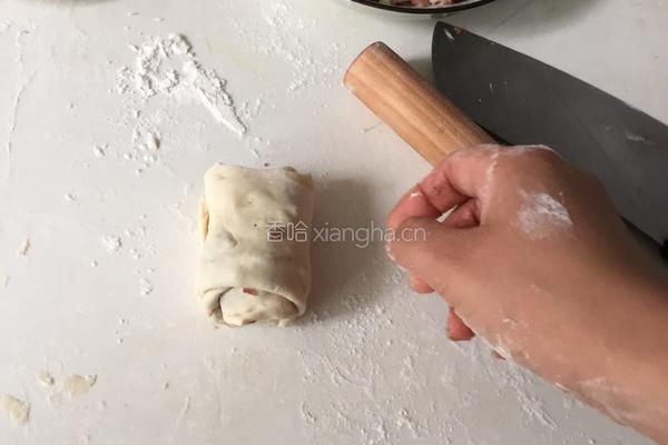牛肉葱花千层饼的做法图解8