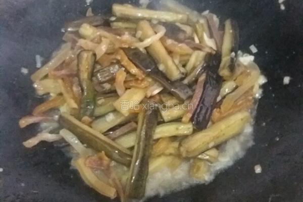 腊肉烧茄子的做法图解6