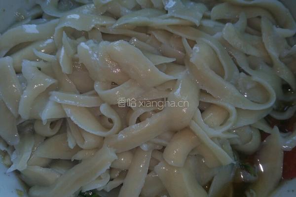 凉拌刀削面的做法图解8