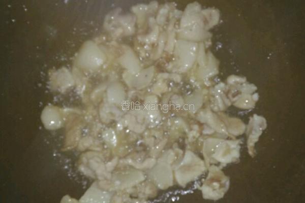 蒜台炒肉的做法图解5