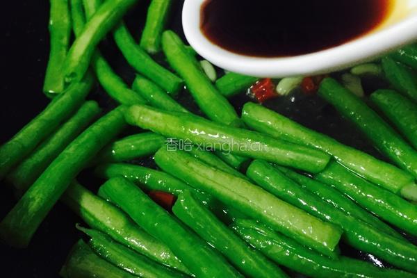 蒜泥炒豇豆的做法图解7