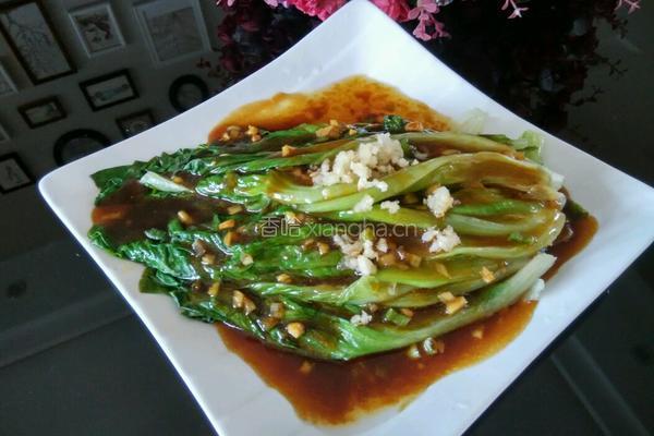 蒜泥蚝油生菜的做法图解7