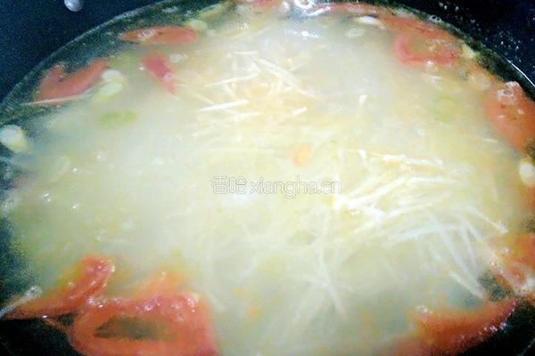蕃茄土豆鸡蛋汤的做法图解10