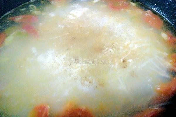 蕃茄土豆鸡蛋汤的做法图解11