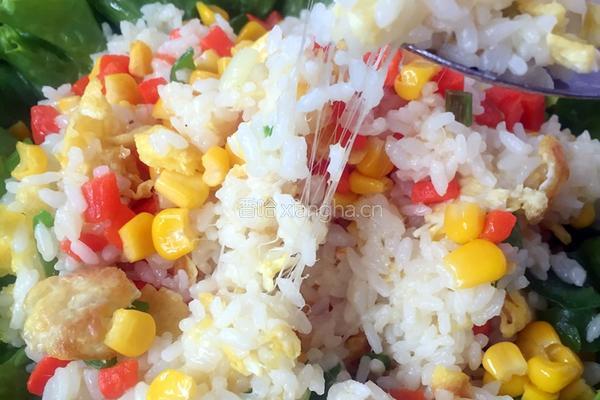 芝士蛋炒饭的做法图解10