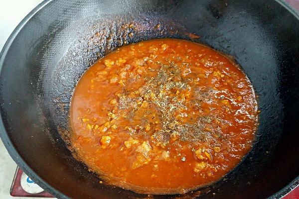 番茄肉酱意面的做法图解7