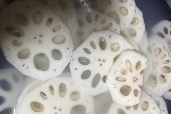 炒藕片的做法图解4