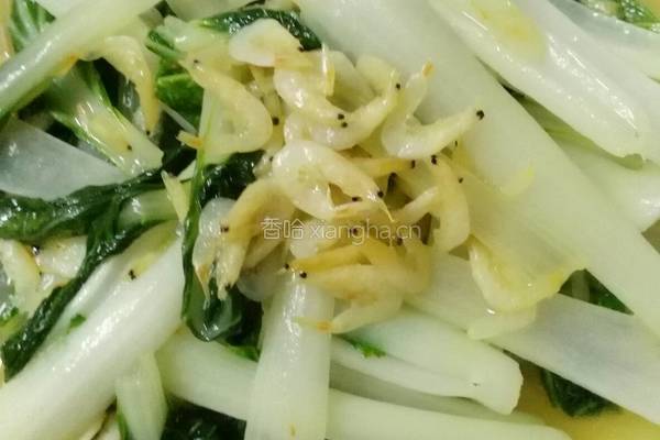 清炒虾皮小白菜的做法图解9