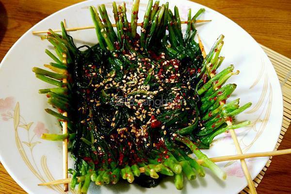 煎韭菜串（烧烤风味）的做法图解8