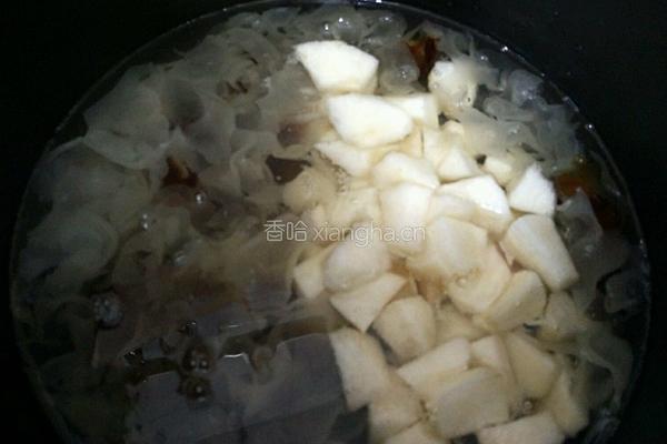 桃胶炖银耳的做法图解7