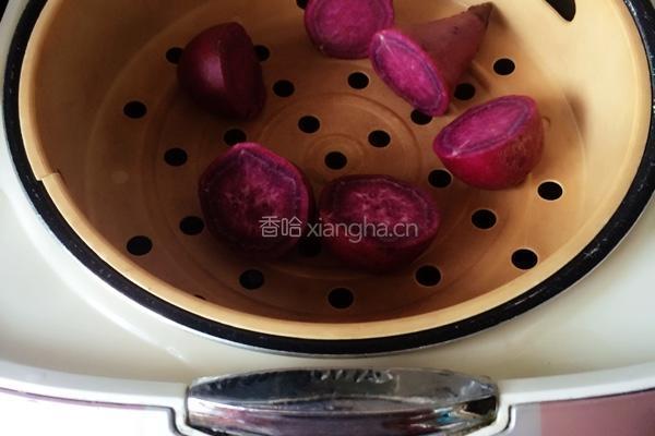 紫薯椰奶西米露的做法图解10