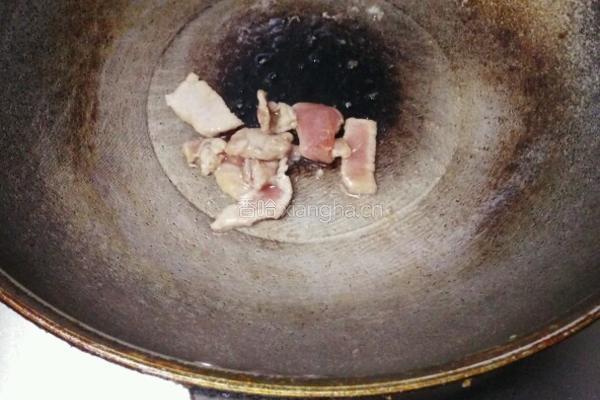 莴苣炒肉的做法图解2