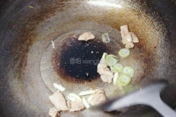 莴苣炒肉的做法图解3