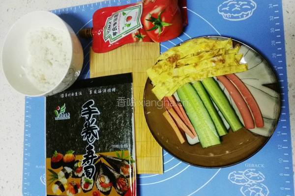 紫菜卷的做法图解2
