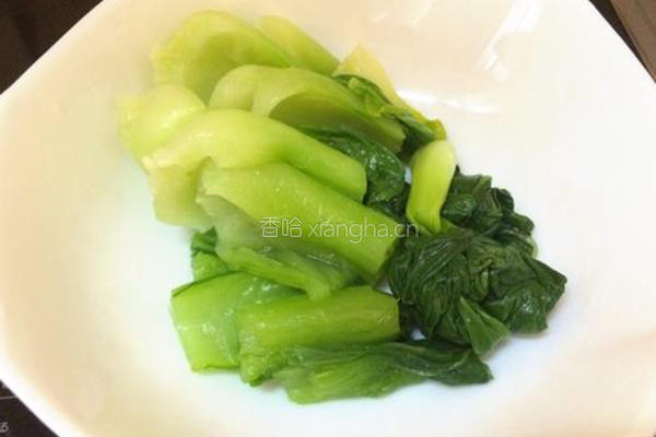 木耳炒油菜的做法图解4