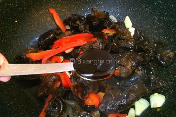 木耳炒油菜的做法图解9