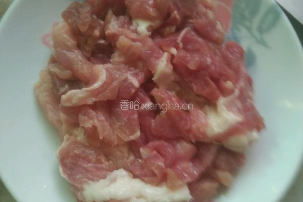 豆芽炒肉的做法图解4