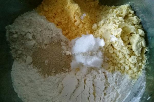 杂粮馒头的做法图解2
