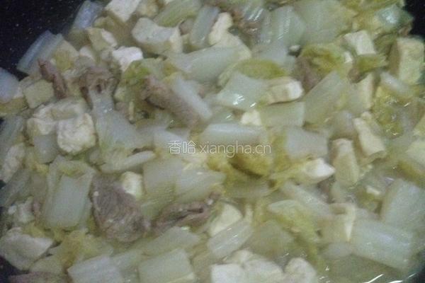 白菜猪肉炖粉条的做法图解14