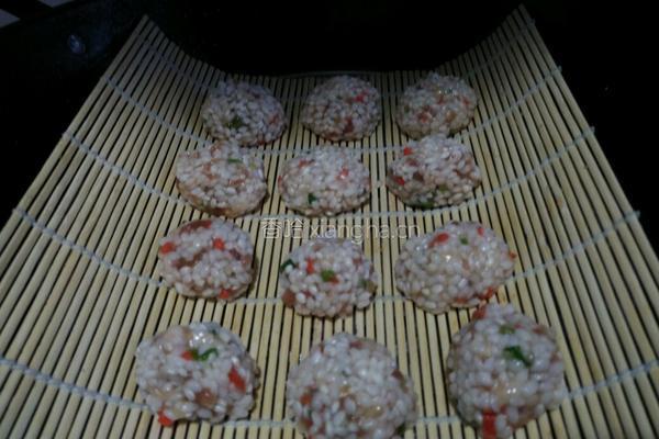 糯米珍珠丸子的做法图解7