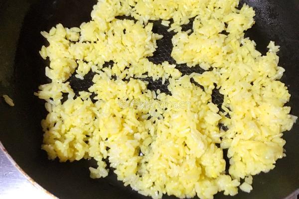 金包银炒饭的做法图解10