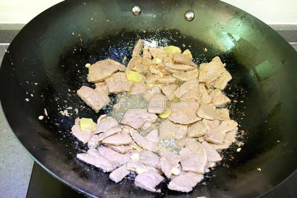 青椒猪肝的做法图解6
