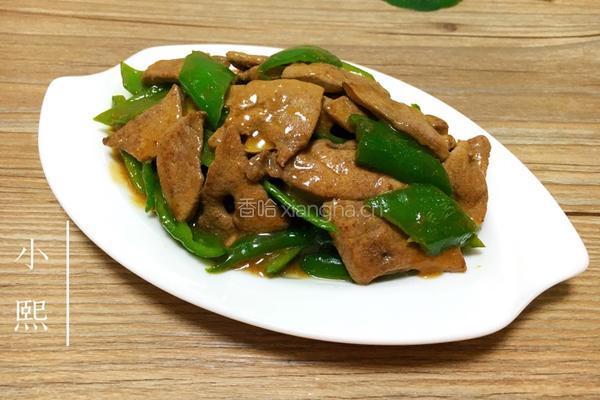 青椒猪肝的做法图解10