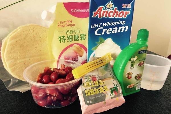 樱桃慕斯的做法图解1